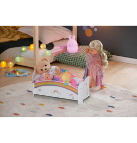 BABY born Regenbogen Bett