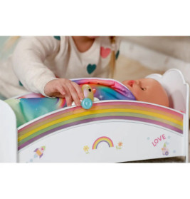 BABY born Regenbogen Bett