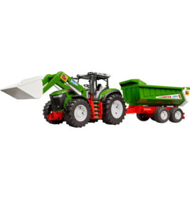 ROADMAX Traktor mit Frontlader und Kippanhänger