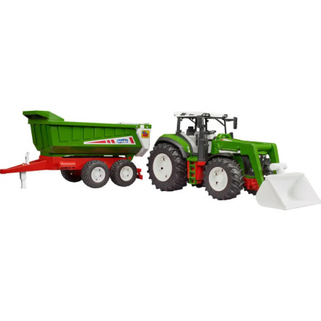 ROADMAX Traktor mit Frontlader und Kippanhänger