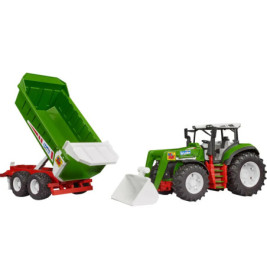 ROADMAX Traktor mit Frontlader und Kippanhänger