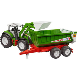 ROADMAX Traktor mit Frontlader und Kippanhänger