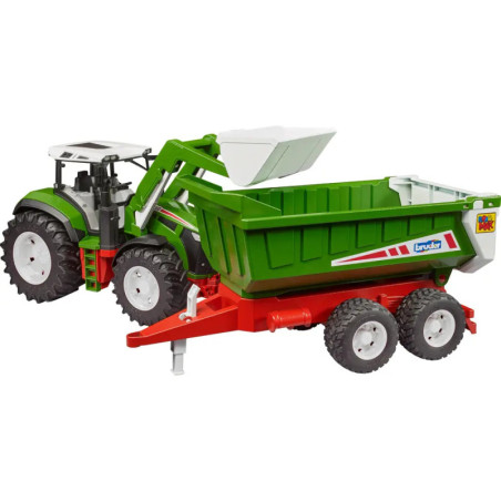 ROADMAX Traktor mit Frontlader und Kippanhänger
