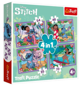 Lilo & Stitch 4in1 Puzzle 35/48/54/7 Teile