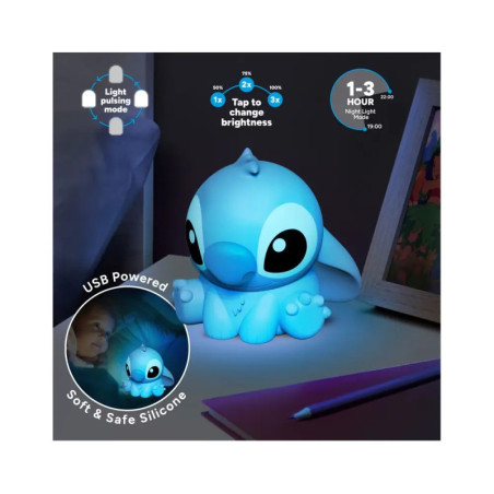 Stitch Silikon Lampe