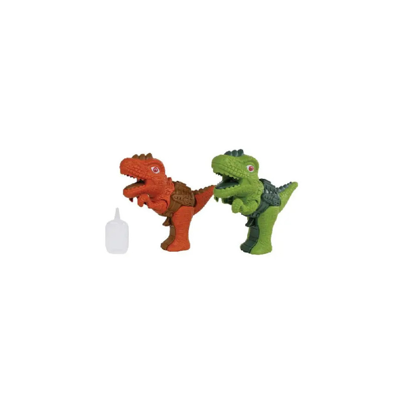 DinoWorld Dinosaurier mit Dampf, Licht und Sound 17cm, 2-fach sortiert