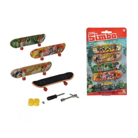 Finger Skateboard 4er Set Sortiert, keine Auswahl möglich