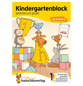 Kindergartenblock ab 3 Jahre - Jetzt bin ich groß!