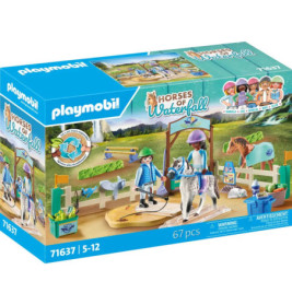 Playmobil Horses of Waterfall Set mit Figuren, Pferden und Zubehör, für Kinder von 5-12 Jahren, 67 Teile.