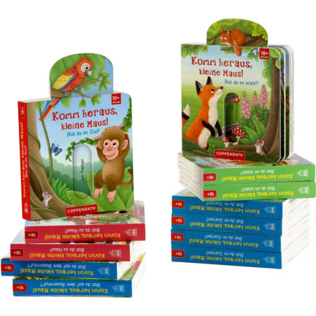 Komm heraus, kleine Maus Bist du im Zoo