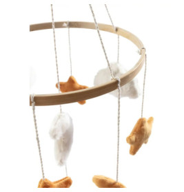 Sterntaler Baby Mobile Himmelskörper mattgelb