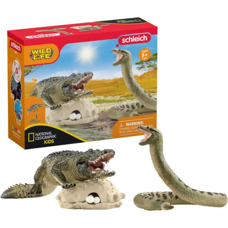 schleich® WILD LIFE 42559 Gefahr im Sumpf