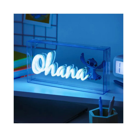Stitch Ohana LED Neon Leuchte