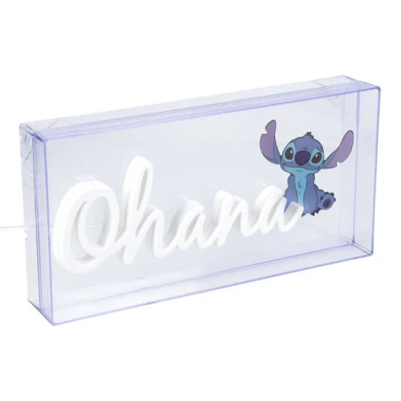 Stitch Ohana LED Neon Leuchte