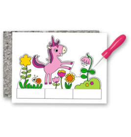 Mein großes Prickel-Starterset: Einhörner