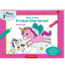 Mein großes Prickel-Starterset: Einhörner