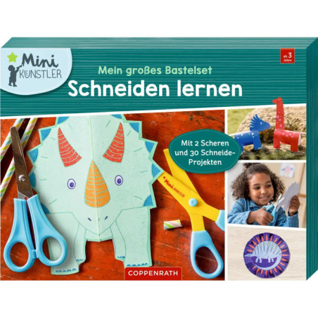 Mein grosses Bastelset - Schneiden lernen Dino
