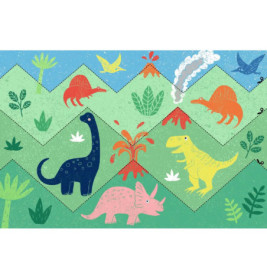 Mein grosses Bastelset - Schneiden lernen Dino