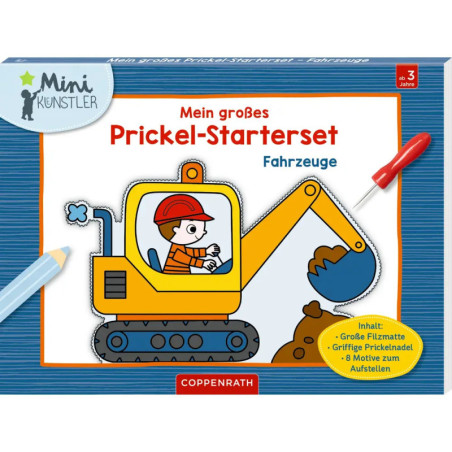 Mein großes Prickel-Starterset: Fahrzeuge