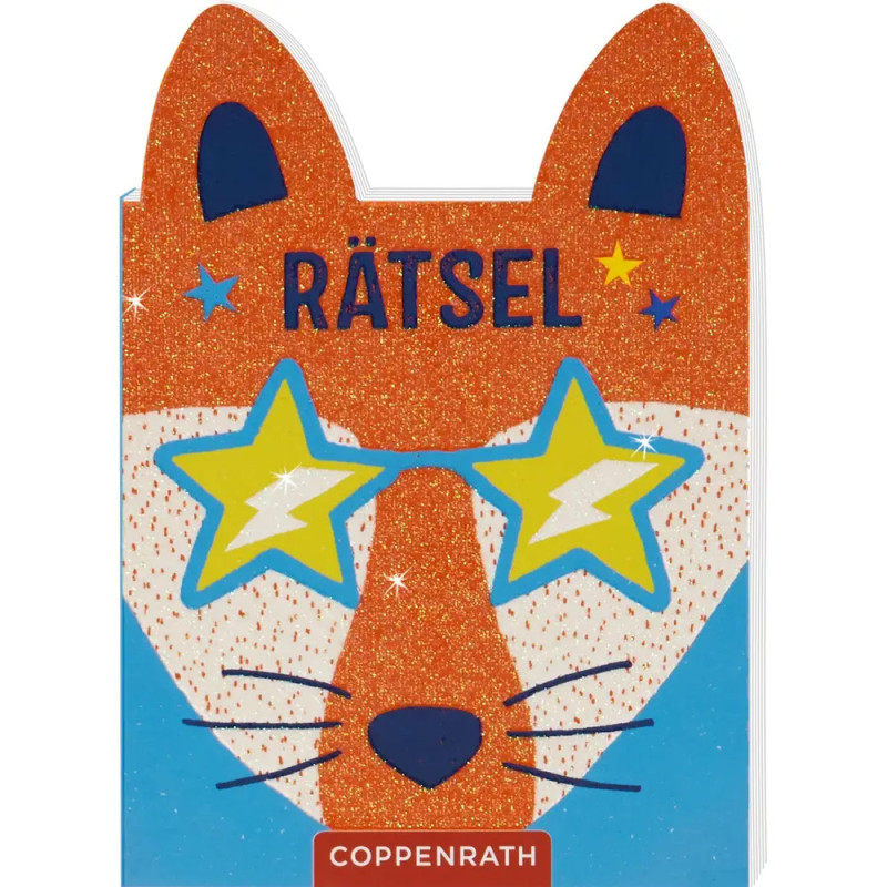 Glitzer-Rätsel to go Katze/Hase/Fuchs/La