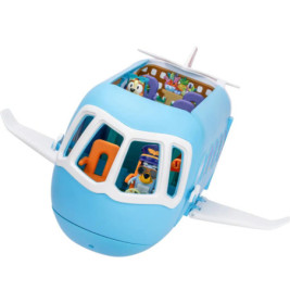 Moose Toys BLUEY HOLIDAY 3in1 Set Airplane, Boat Hotel