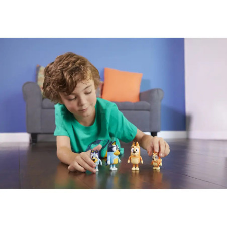mooseToys BLUEY Figuren 4er pack - Familie