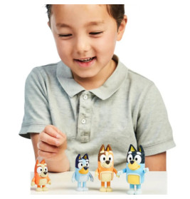 mooseToys BLUEY Figuren 4er pack - Familie