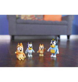 mooseToys BLUEY Figuren 4er pack - Familie