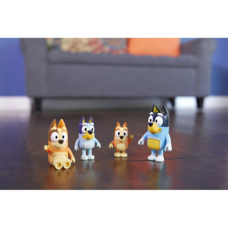 mooseToys BLUEY Figuren 4er pack - Familie