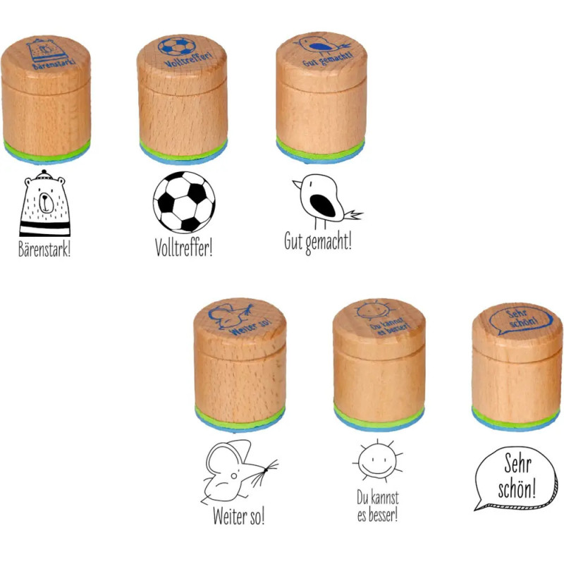 Motivationsstempel - Bunte Geschenke, sortiert