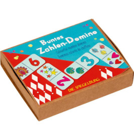 Buntes Zahlen-Domino - Bunte Geschenke