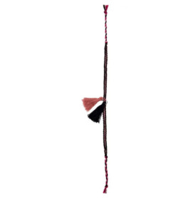 Freundschaftsbänder knüpfen (roségold/schwarz)