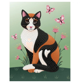 Diamond Painting - Cat (100% selbst gemacht)