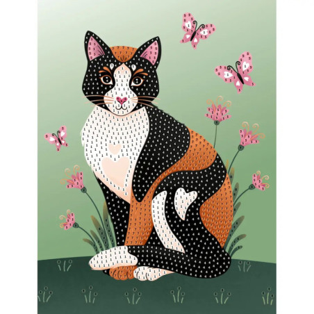 Diamond Painting - Cat (100% selbst gemacht) Diamond Painting - Cat (100% selbst gemacht)