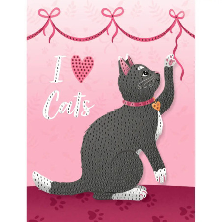 Diamond Painting - Cat (100% selbst gemacht) Diamond Painting - Cat (100% selbst gemacht)