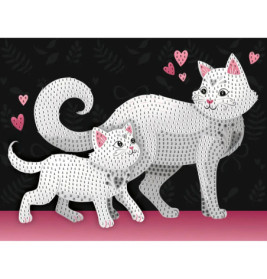 Diamond Painting - Cat (100% selbst gemacht)