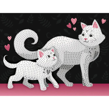 Diamond Painting - Cat (100% selbst gemacht) Diamond Painting - Cat (100% selbst gemacht)