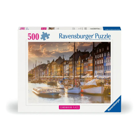 Ravensburger 12000846 Puzzle Sonnenuntergang in Kopenhagen  500 Teile
