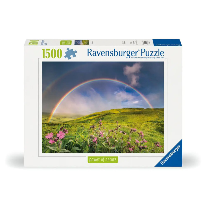 Ravensburger 12000800 Puzzle Spektakulärer Regenbogen 1500 Teile