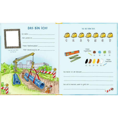 Freundebuch: Baustelle - Alle meine Freunde