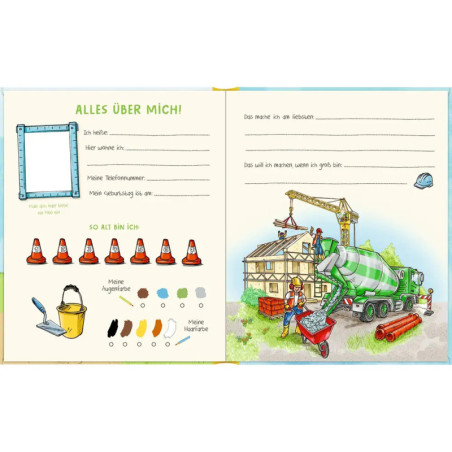 Freundebuch: Baustelle - Alle meine Freunde