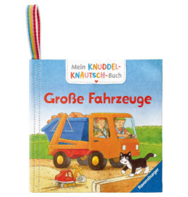 Ravensburger 42093 Mein Knuddel-Knautsch-Buch: Große Fahrzeuge Pappbilderbuch über 5 Euro