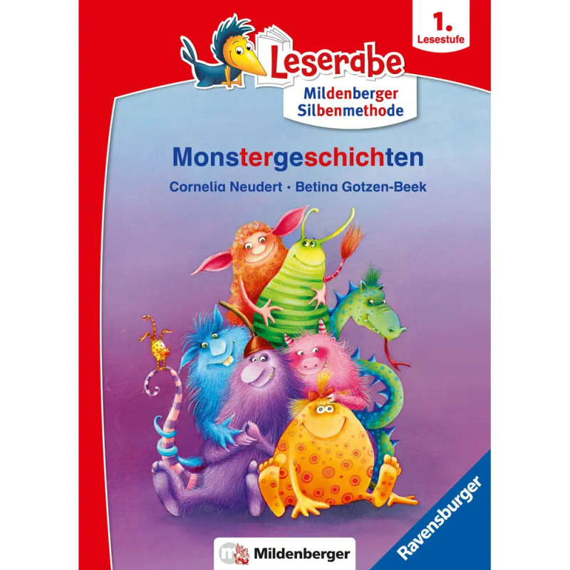 Ravensburger 46362 Leserabe mit Mildenberger-Silbenmethode: Monstergeschichten Erstlesetitel