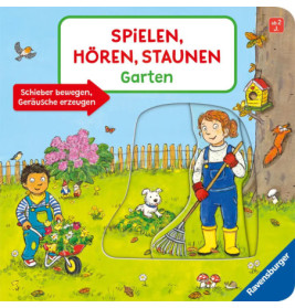Ravensburger 42001 Spielen, Hören, Staunen: Garten Pappbilderbuch über 10 Euro