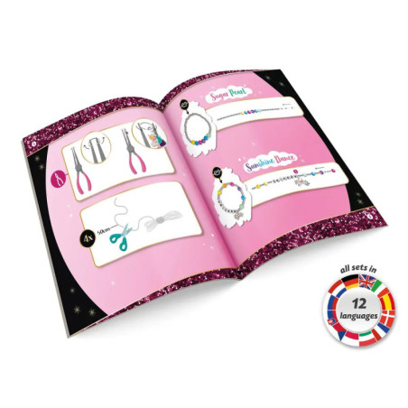 Perlen Armbänder Unicorn, Faltschachtel