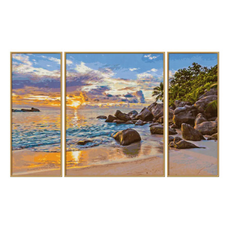 Malen nach Zahlen - Abendstimm ung im Paradies