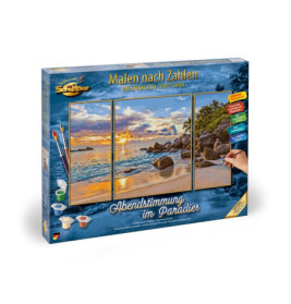 Malen nach Zahlen - Abendstimm ung im Paradies