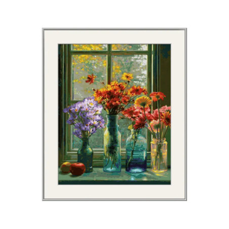 Malen nach Zahlen - Blumenlieb e