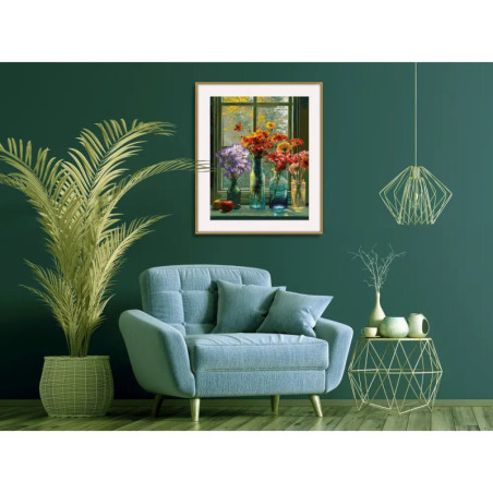 Malen nach Zahlen - Blumenlieb e