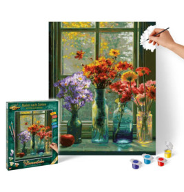 Malen nach Zahlen - Blumenlieb e